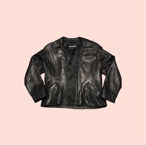 Luis Alvear Padded Genuine Leather Jacket